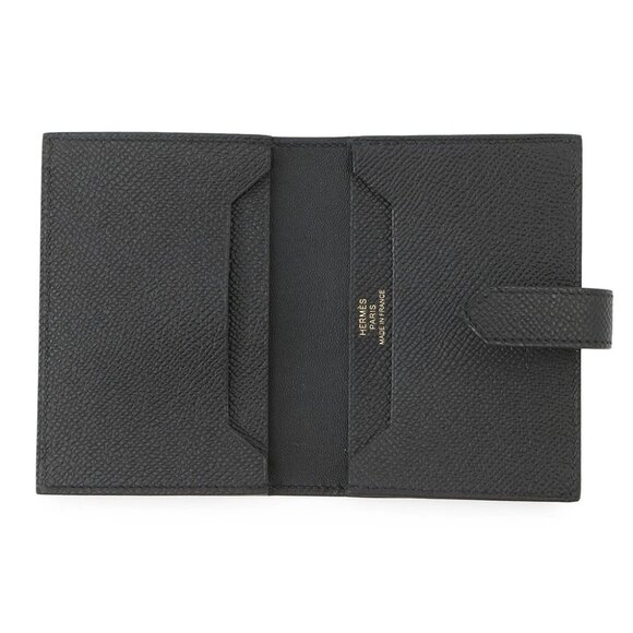 HERMES Bearn Card Case Size Mini Epsom Black - Picture 8 of 9